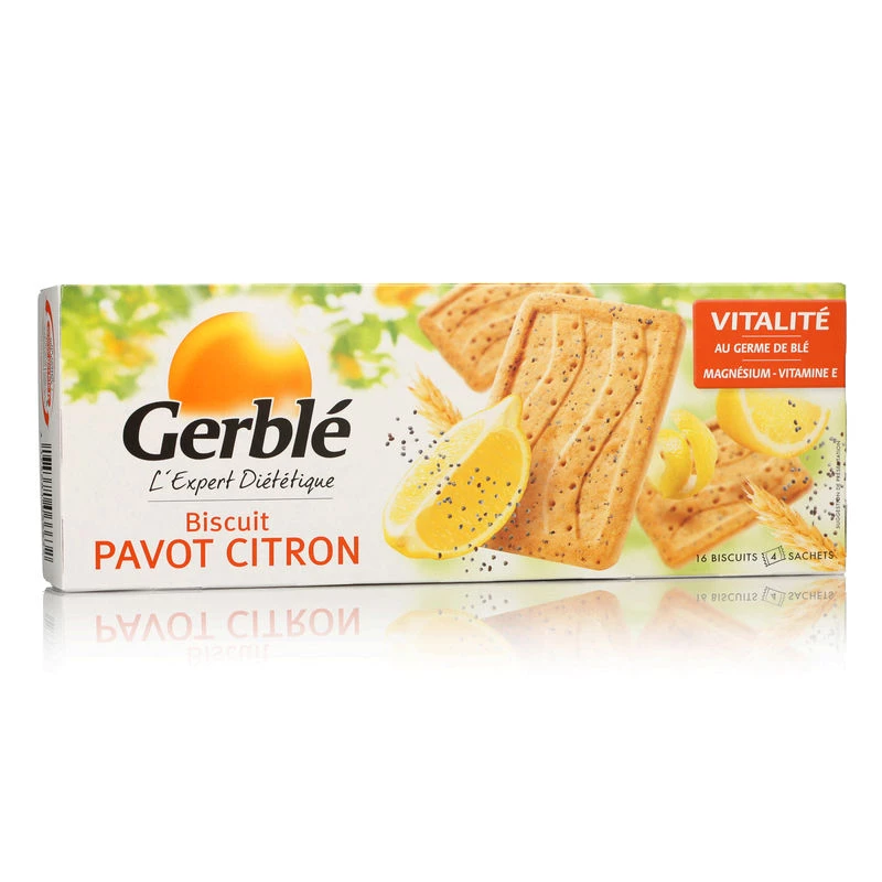 Biscuit Pavot/citron 200g - GERBLÉ