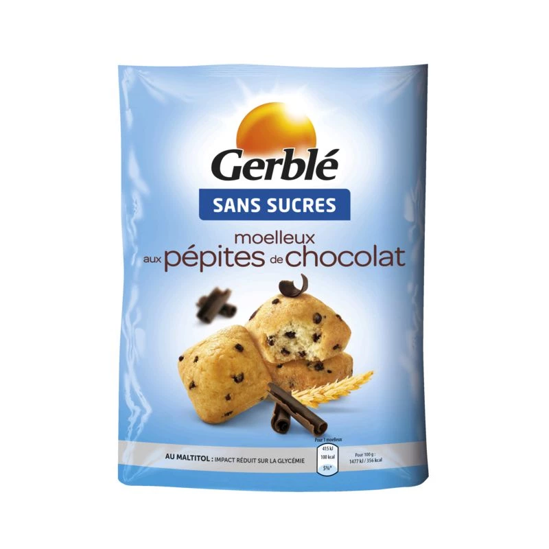 Chocolate chip mềm không đường 196g - GERBLE
