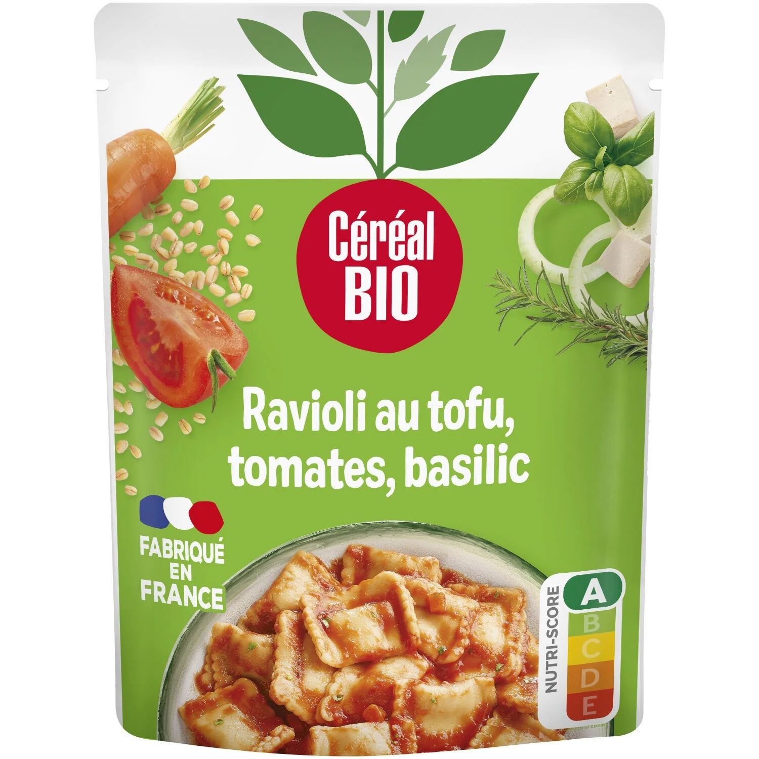 Ravioli Tofu Basilic 267g Bio