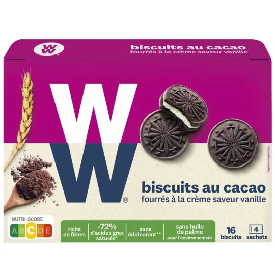Biscuit Cacao Vanille 176g - Ww