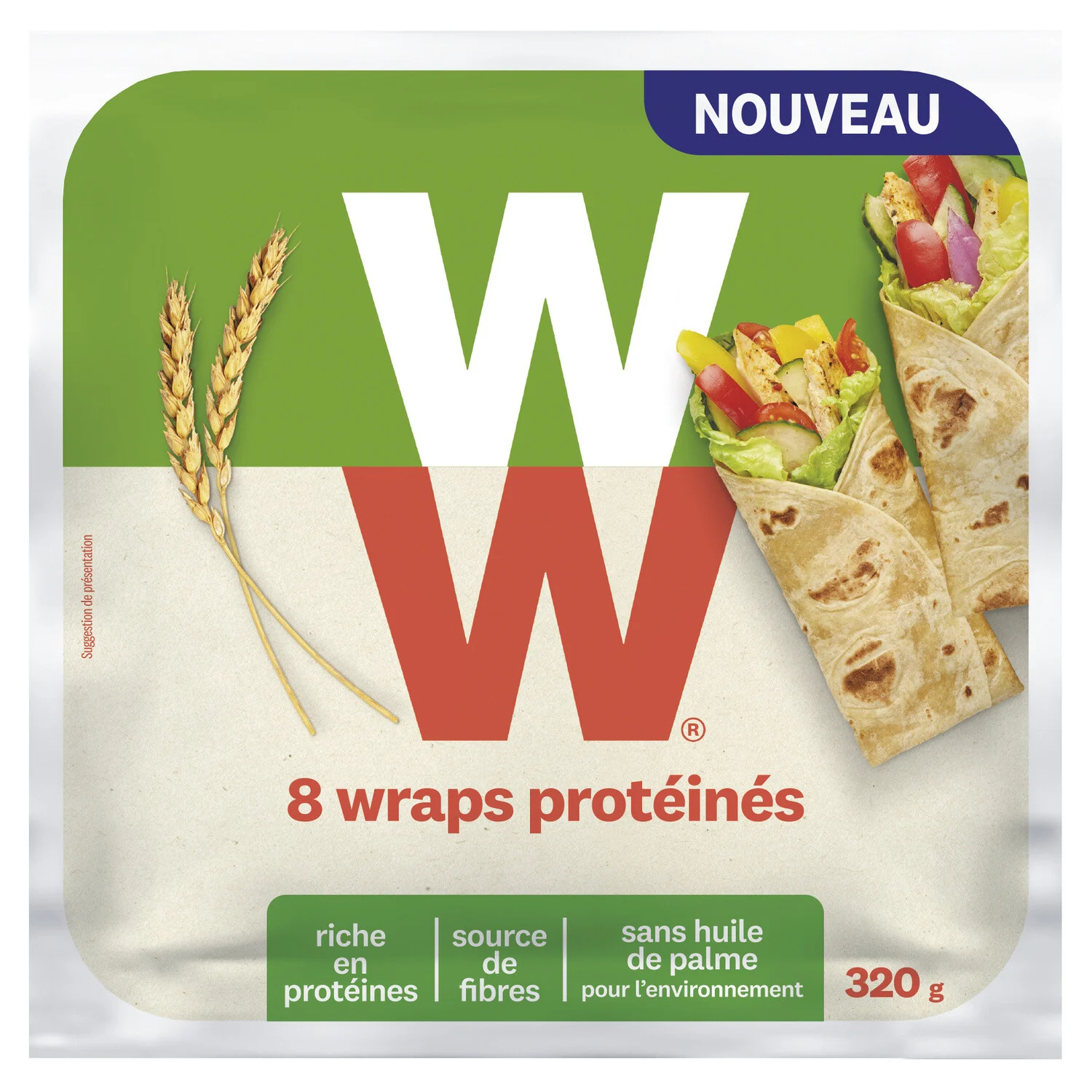 Wrap Blé Protéiné 320g - Ww