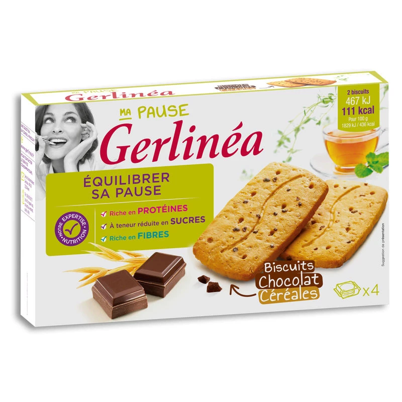 Chocolate/cereal biscuit 200g - GERBLE