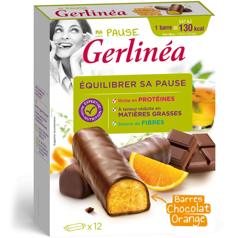 Orange chocolate bar - GERLINÉA