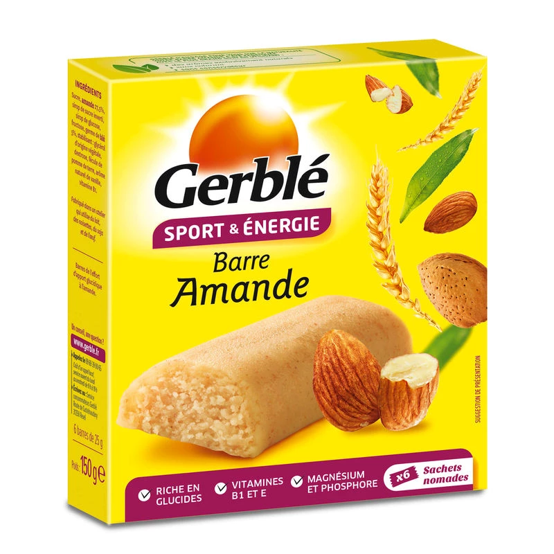 Almond bar 150g - GERBLE