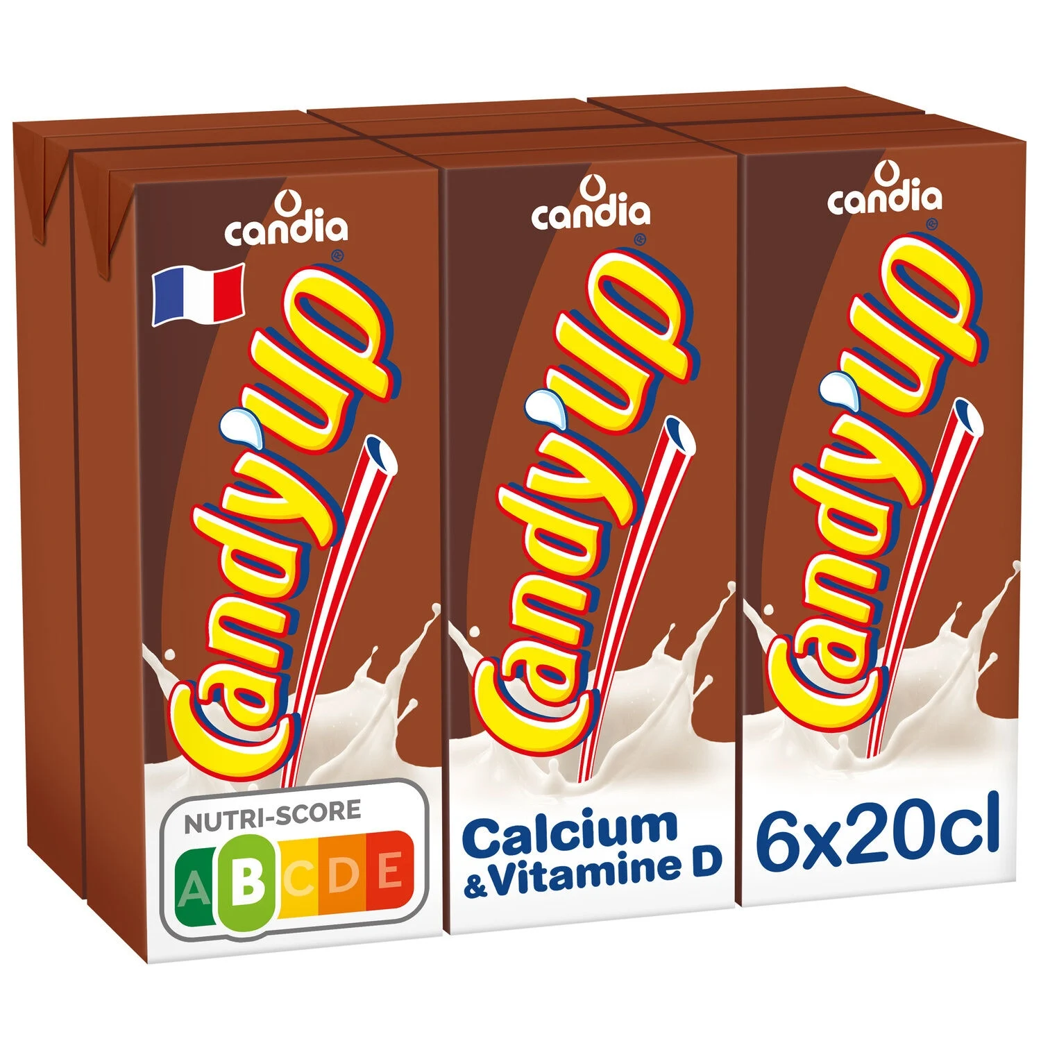 Nước Sữa Socola Candy'up 6x20cl - Candia