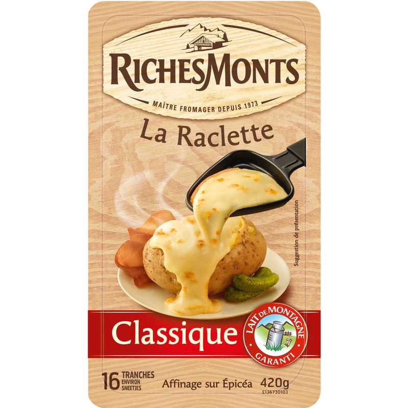 クラシックなラクレットチーズ - RICHESMONTS