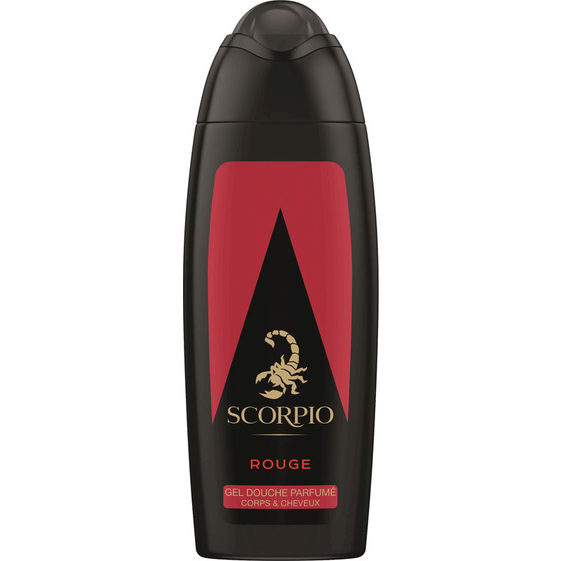 Lot De 4 Gels Douche Scorpio Noir Absolu 250ml - Pour Corps Et Cheveux, Parfum Homme