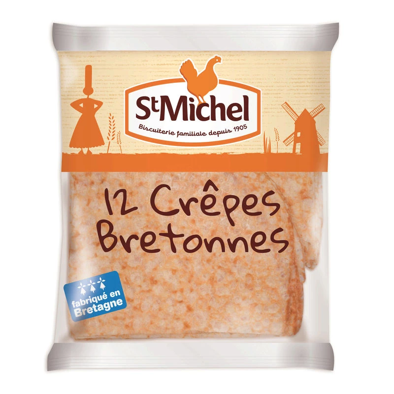 Breton pancakes x12 315g - ST MICHEL