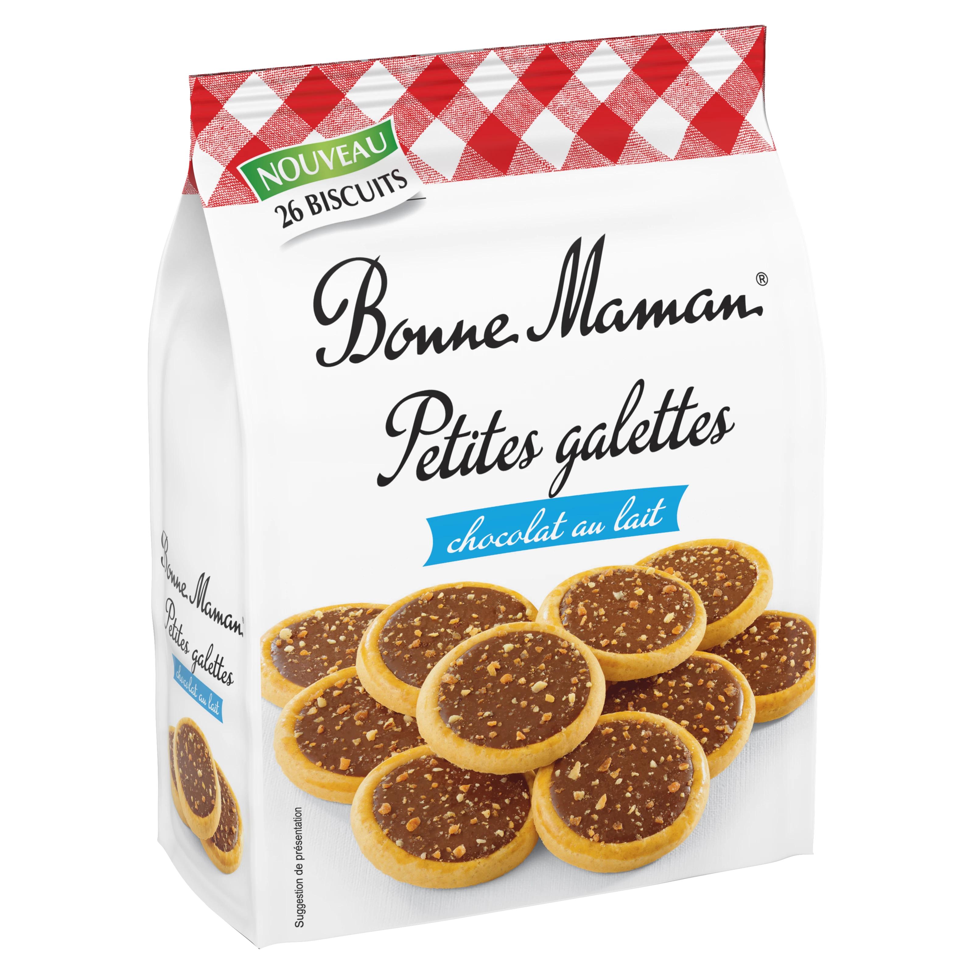 Tortitas Pequeñas de Chocolate con Leche 250g - BONNE MAMAN