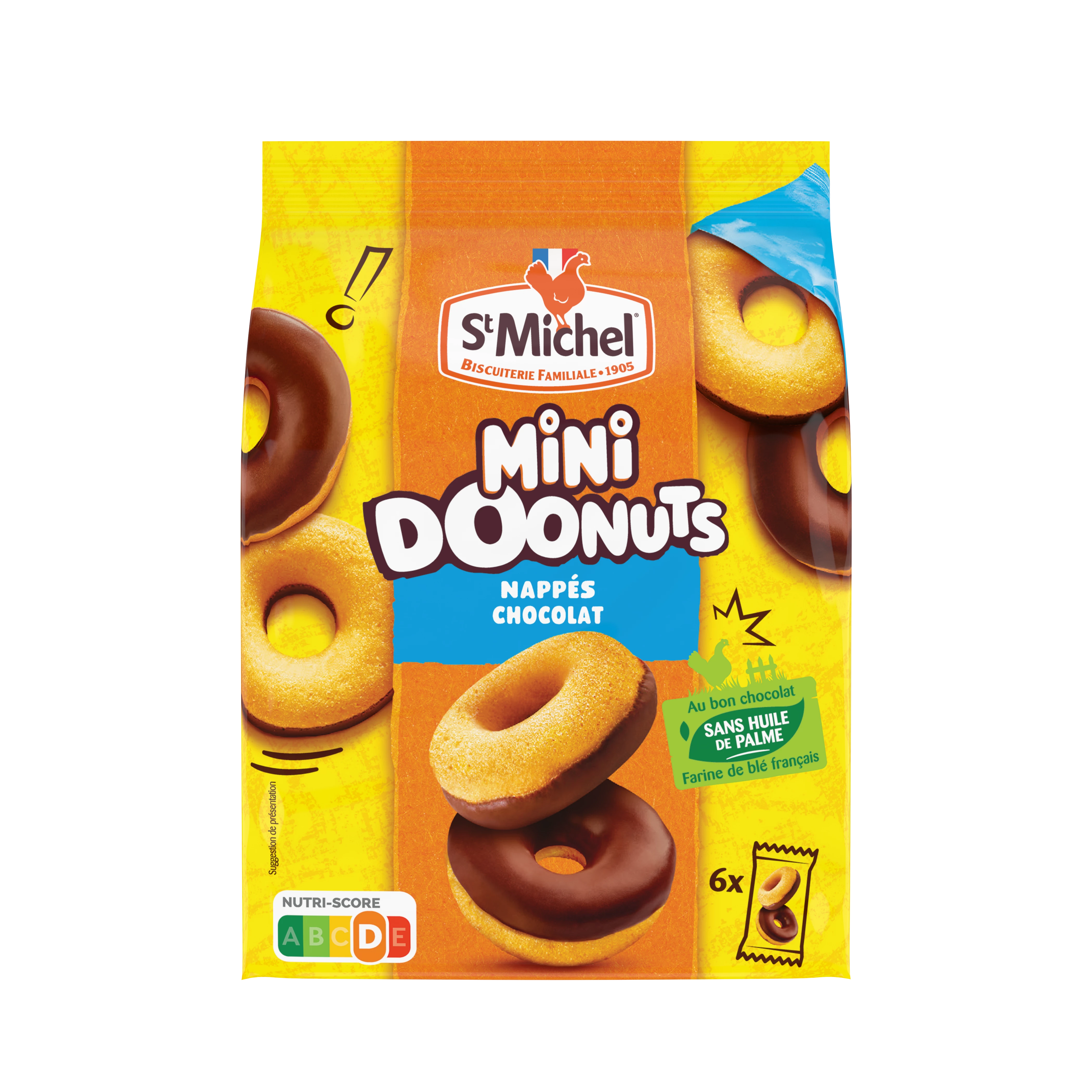Mini Doonuts Coated with Chocolate Chips 180g - ST MICHEL
