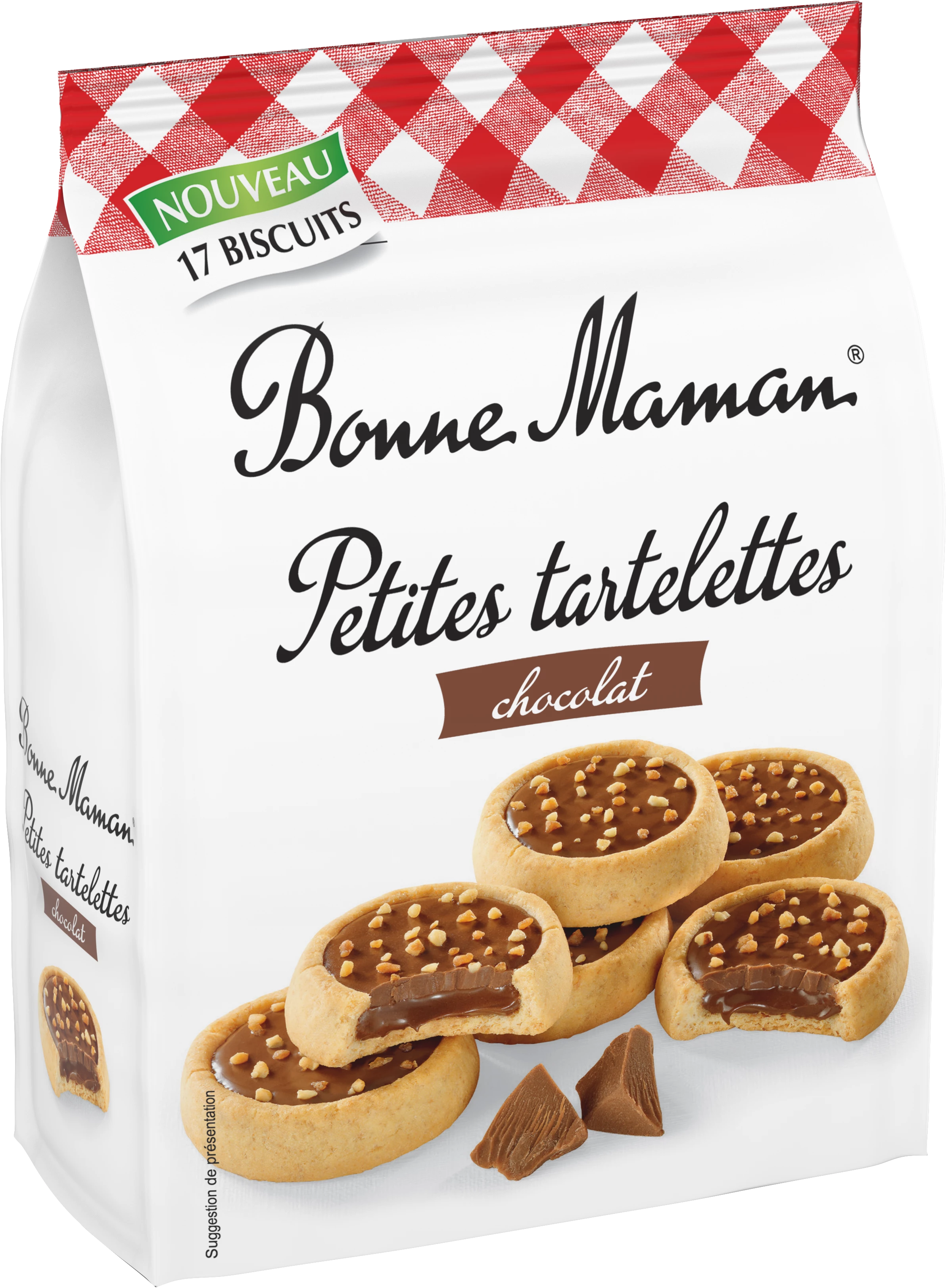 Small Chocolate Hazelnut Tartlets 250jg - BONNE MAMAN