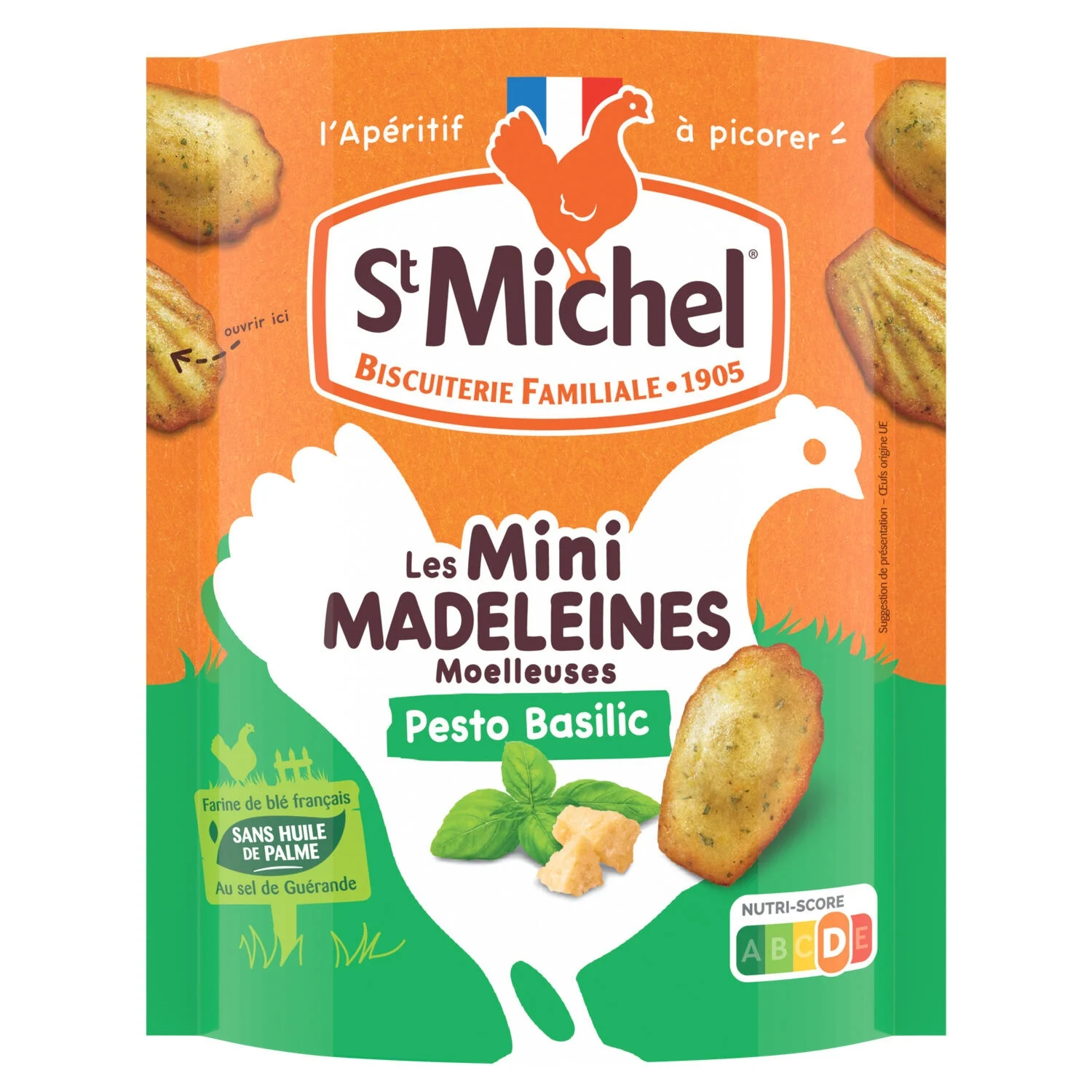 Mini Madeleine Moelleuse Pesto 100g - St Michel