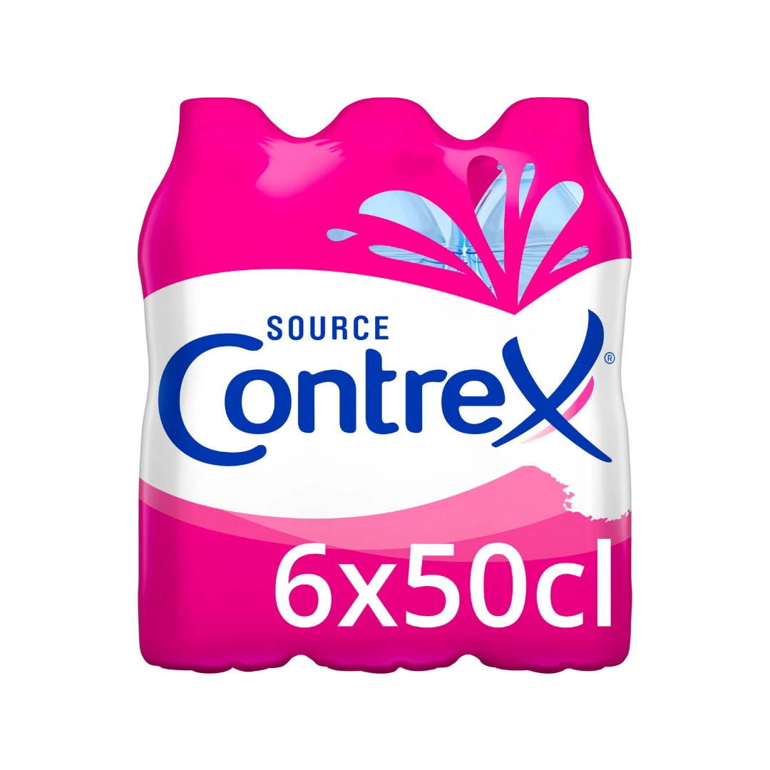 Natuurlijk mineraalwater 50cl Huisdier X 6 - CONTREX