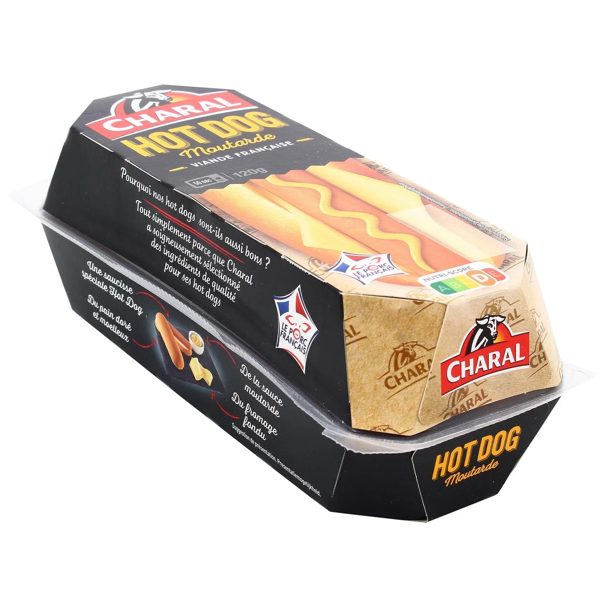 Hot Dog Moutarde 120g - Charal
