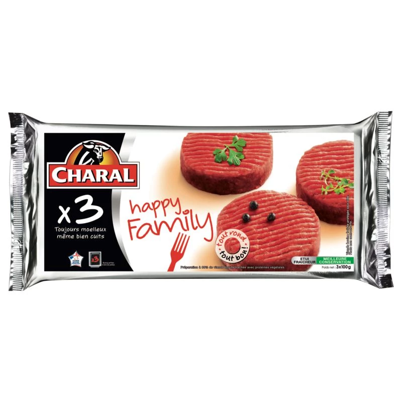 Haché Happy Family, 100g  - CHARAL