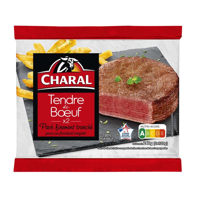 嫩牛肉，2x120g- CHARAL