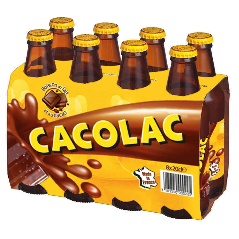 ミルクとココアのドリンク 8x20cl - CACOLAC