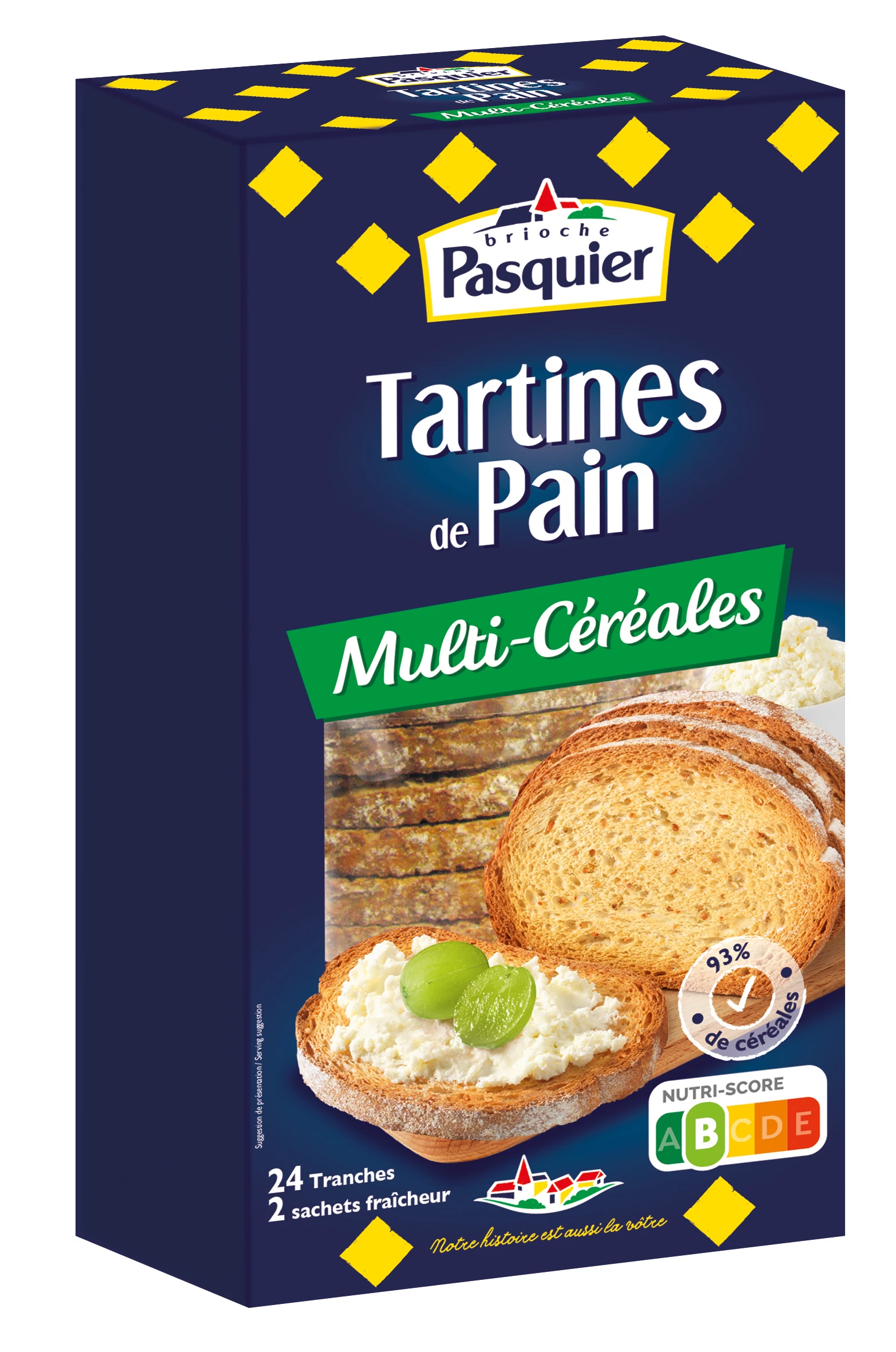 Multi-grain Bread Toast 240g - PASQUIER