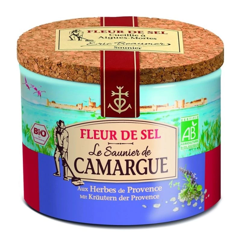 Fleur De Sel Herbes De Provence Organic 125g - Le saunier de camargue