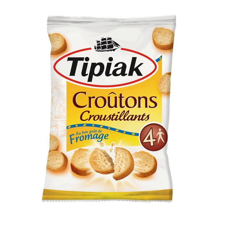 Cheese Flavor Croutons, 90g - TIPIAK