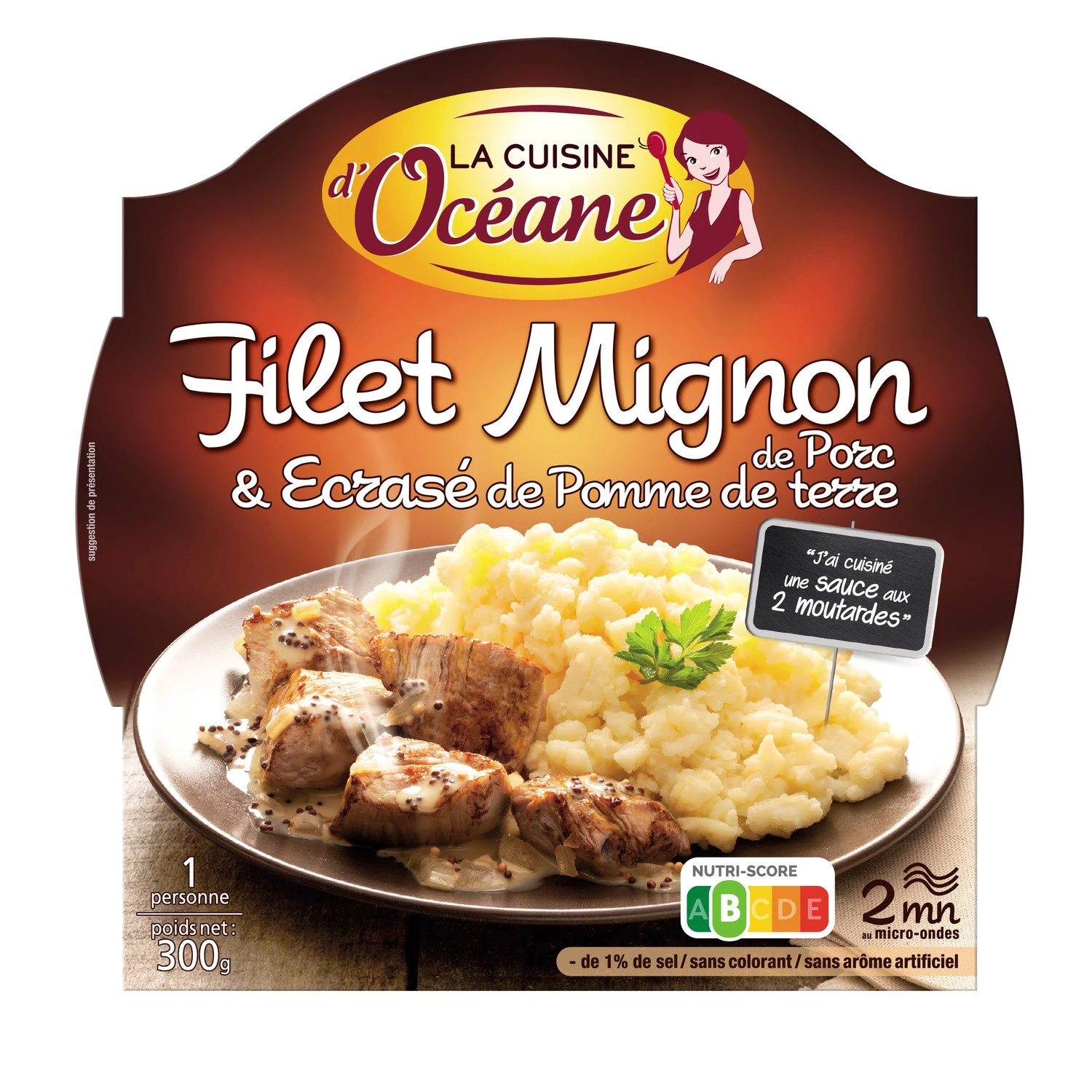 Thịt lợn thăn Mignon và khoai tây nghiền, 300g - LA CUISINE D'OCÉANE