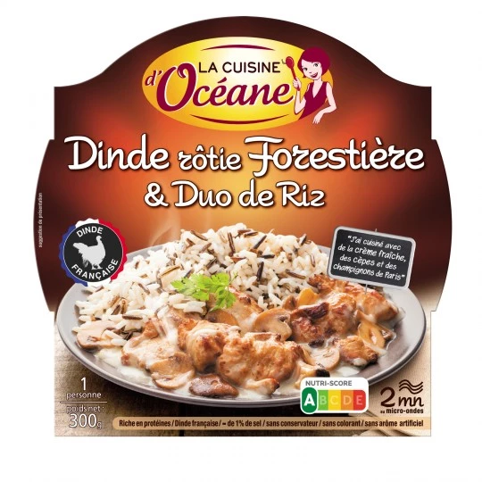 Forest Roast Turkey and Rice Duo, 300g - La CUISINE D'OCEANE