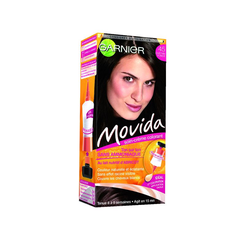 Lot De 4 Colorations GARNIER Movida 35 - Châtain - Neuf - Origine France