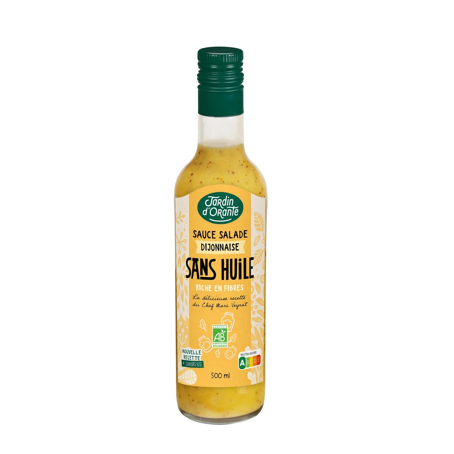 Dijon salad sauce without organic oil 500ml - Le Jardin D'Orante