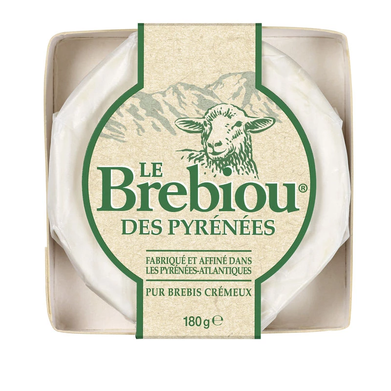 Creamy pure sheep cheese 180g - LE BREBioU DES PYRÉNÉES