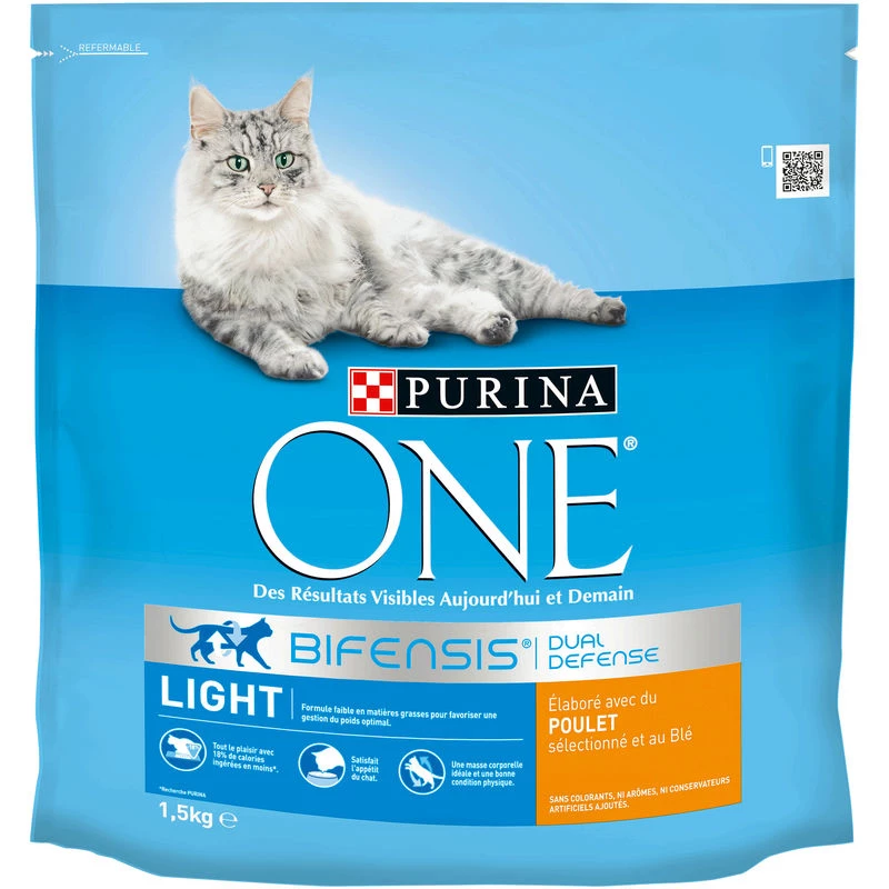 Thức ăn khô cho mèo Light/gà 1,5kg - PURINA