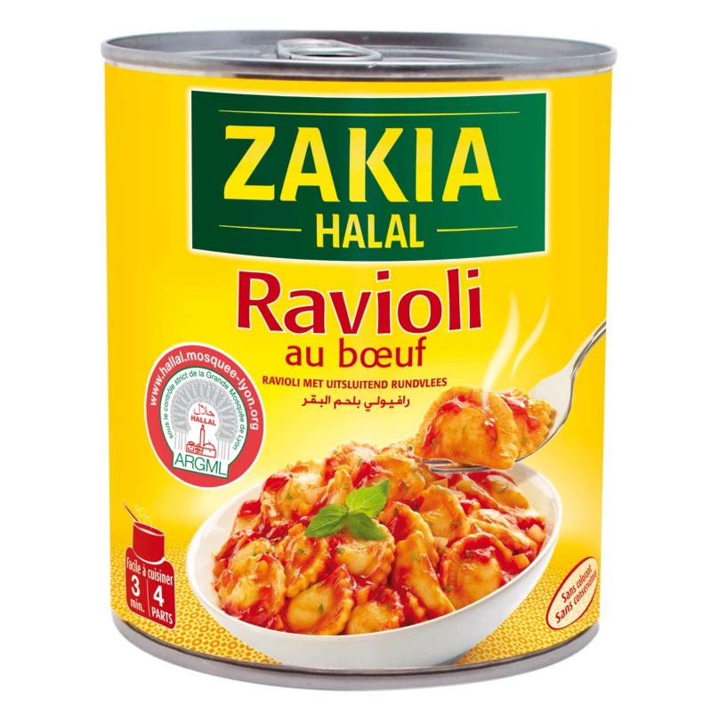 Ravioli Bœuf Halal 800g - ZAKIA