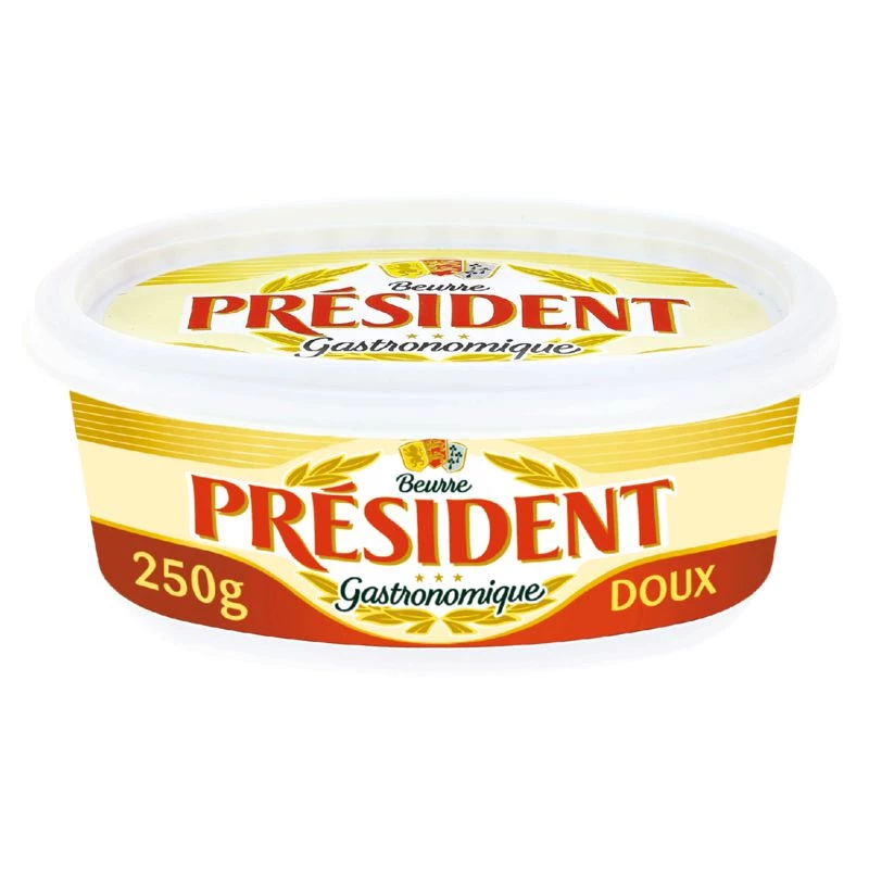 Beurre Doux Gastronomique 250g - President