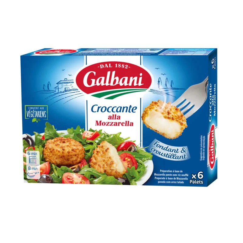 Mozzarella Croccante Fondant & Croustillant x6 - GALBANI