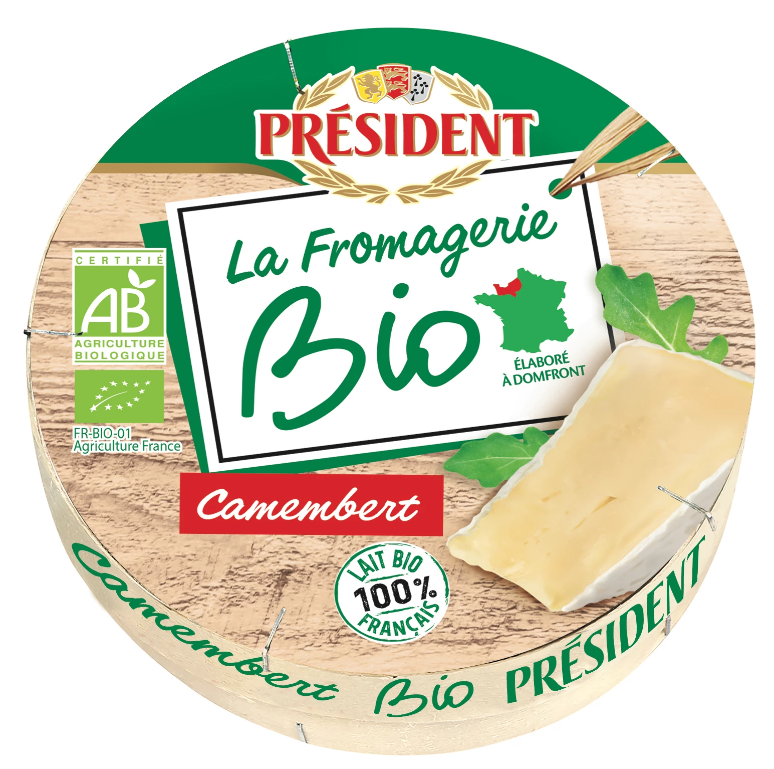 Camembert Bio Presidt 20% 250g