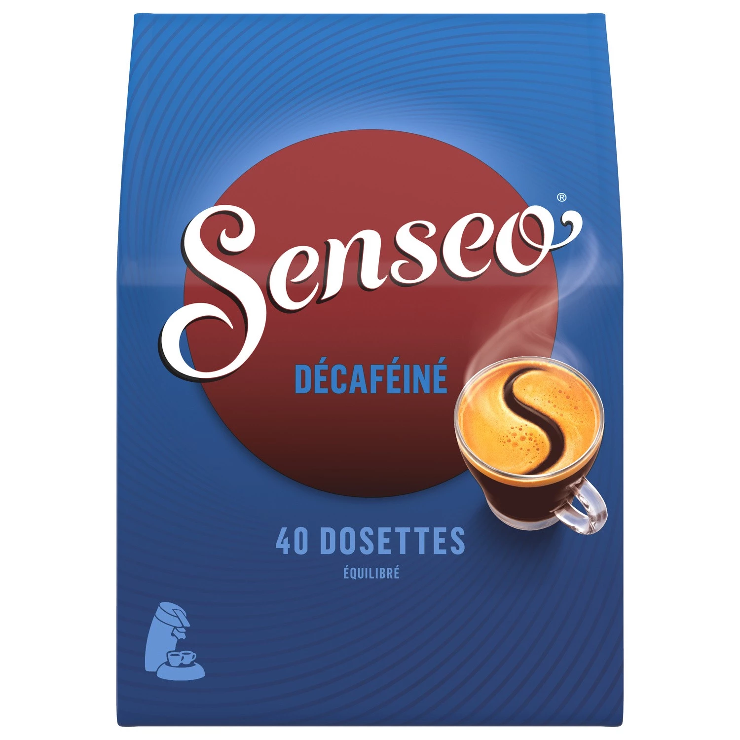 Entkoffeinierter Kaffee X40 Pads - SENSEO