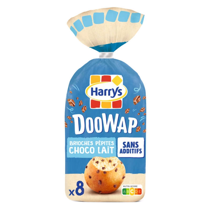Doowap 奶油蛋卷加牛奶巧克力片 X8 330g - HARRYS