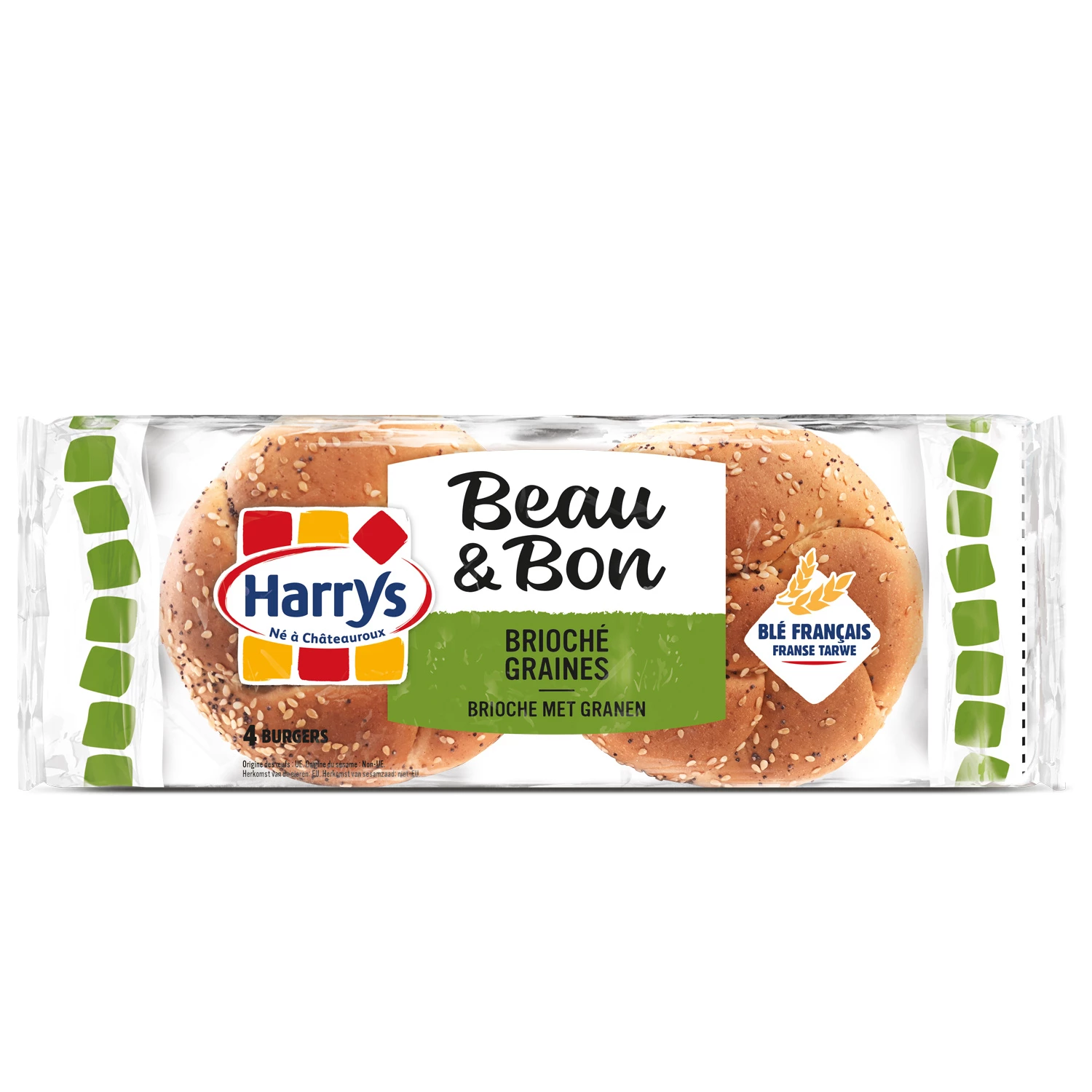 Brioche And Seeds Burger 300g - HARRY'S