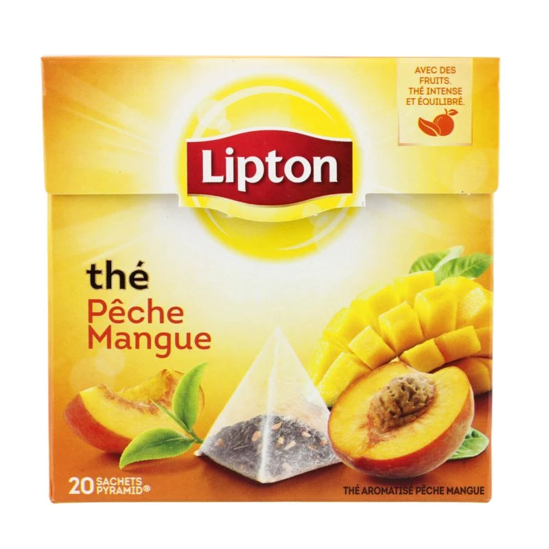 Chá de pêssego e manga x20 36g - LIPTON