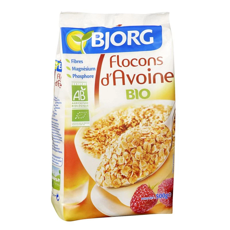 Organic oat flakes 500g - BJORG