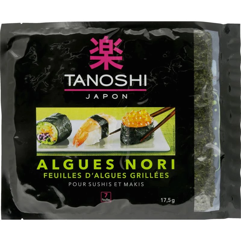 Algues Nori Tanoshi 18 Gr