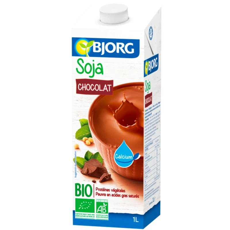 Chocolate de soja orgânico 1L - BJORG