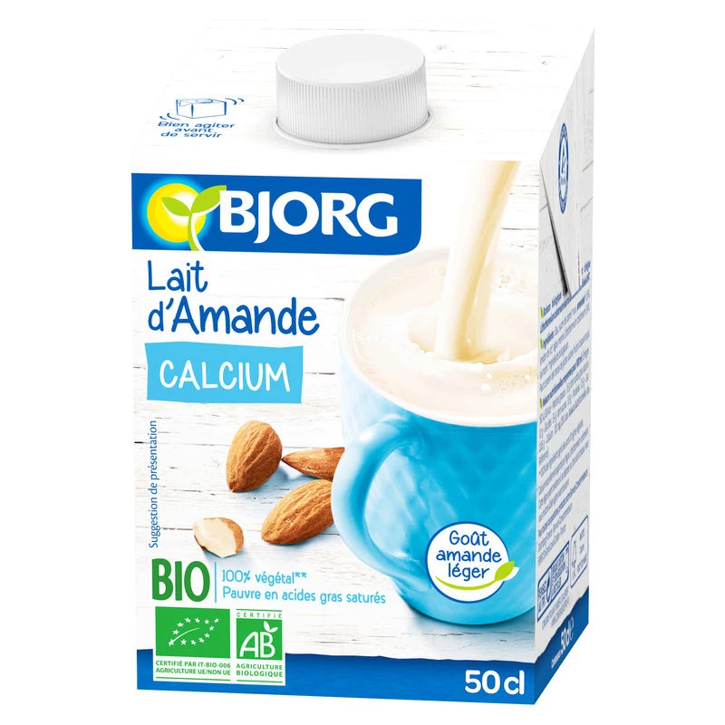 Sữa Hạnh Nhân Canxi Hữu Cơ 50cl - BJORG