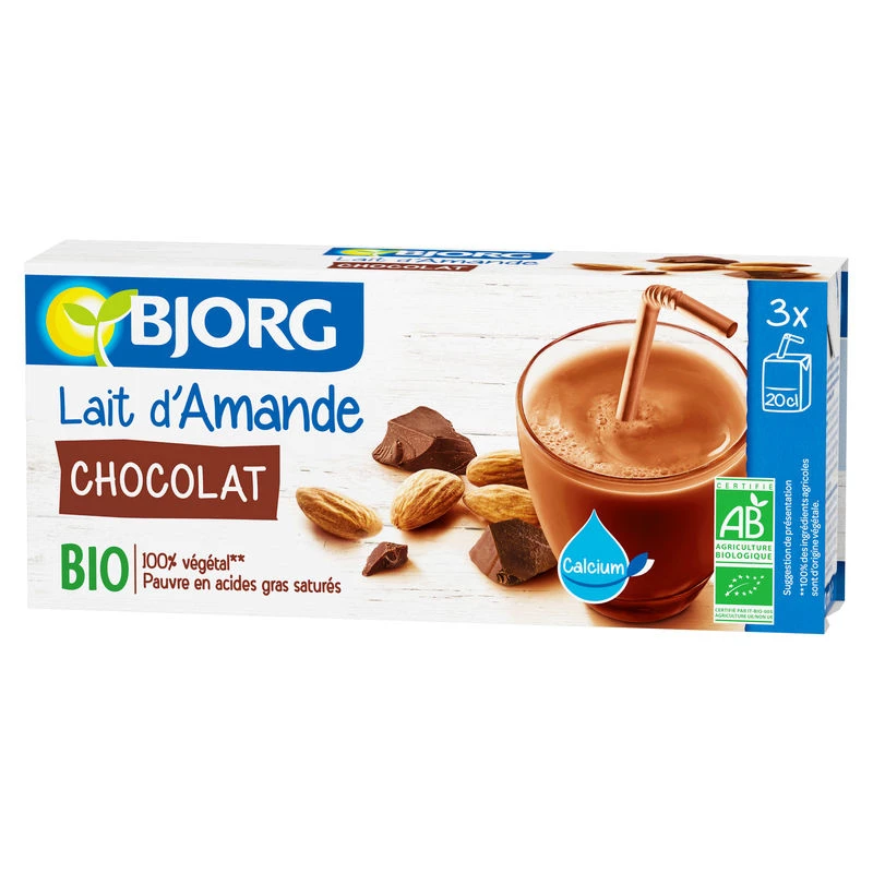 Lt Amande Cioccolato Bio 3x20cl