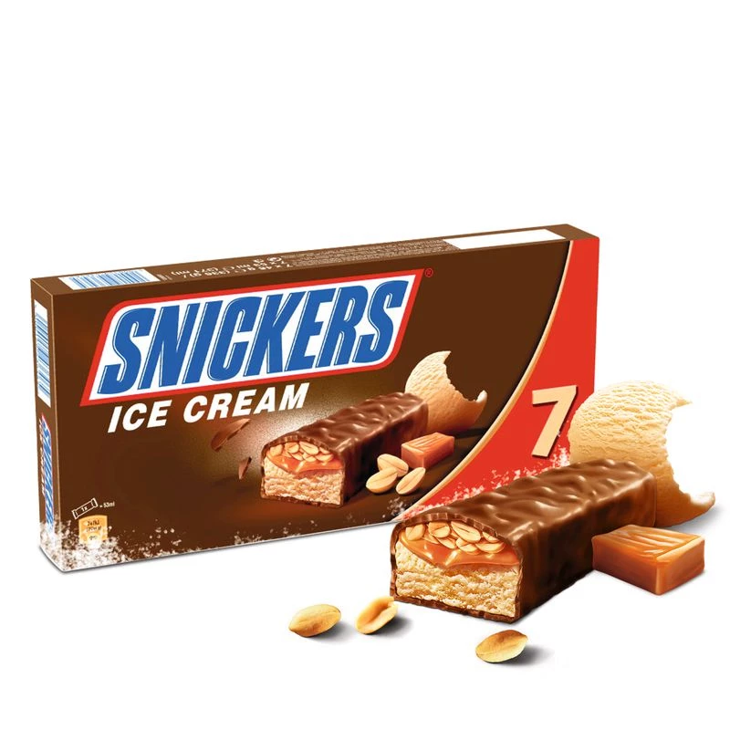 Barres Snickers X7 336g