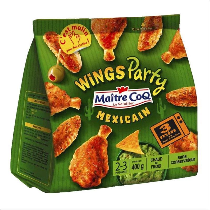 Mexican Party Wings 400g - MAITRE COQ