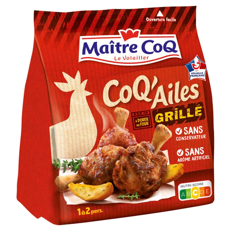 Coq Ailes Roosters Sac 250 G