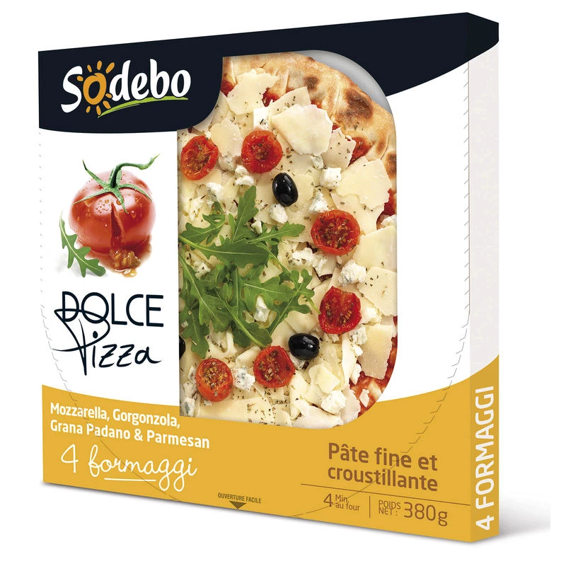 Pizza Dolce 4 Frischkäse 380g