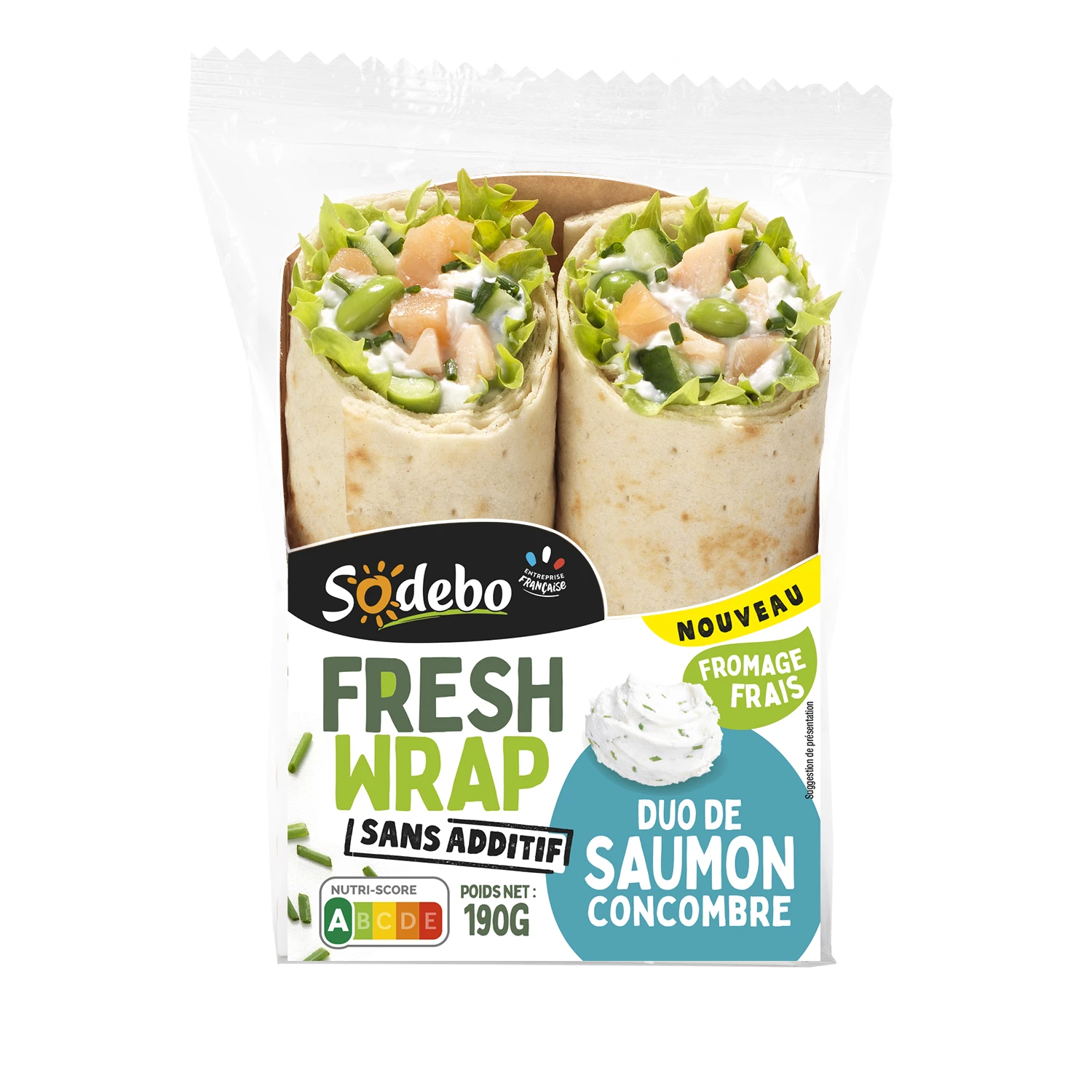 Sdw Fresh Wrap Salmón 190g