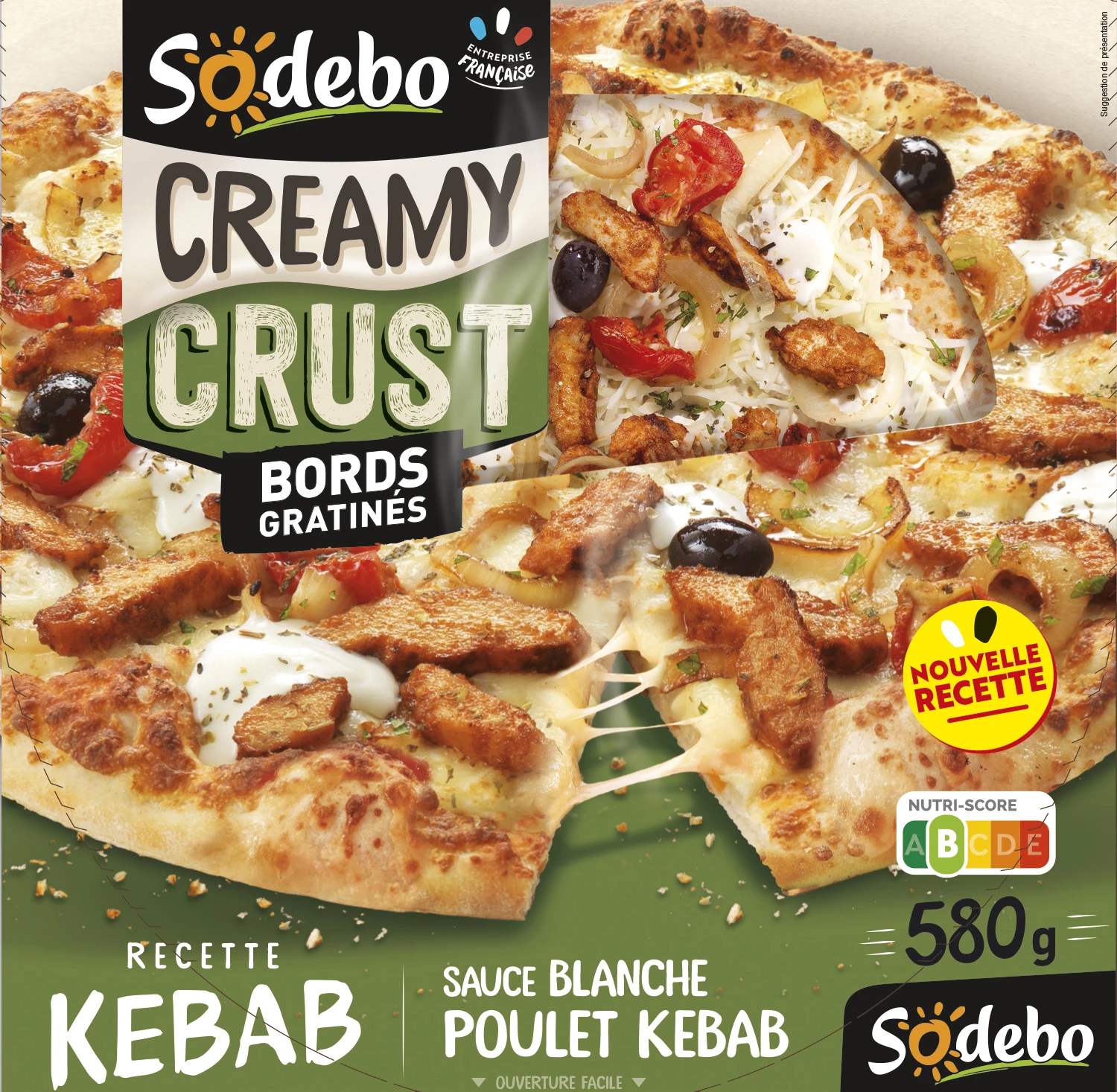 Pizza Crust 580g Kebab Poulet