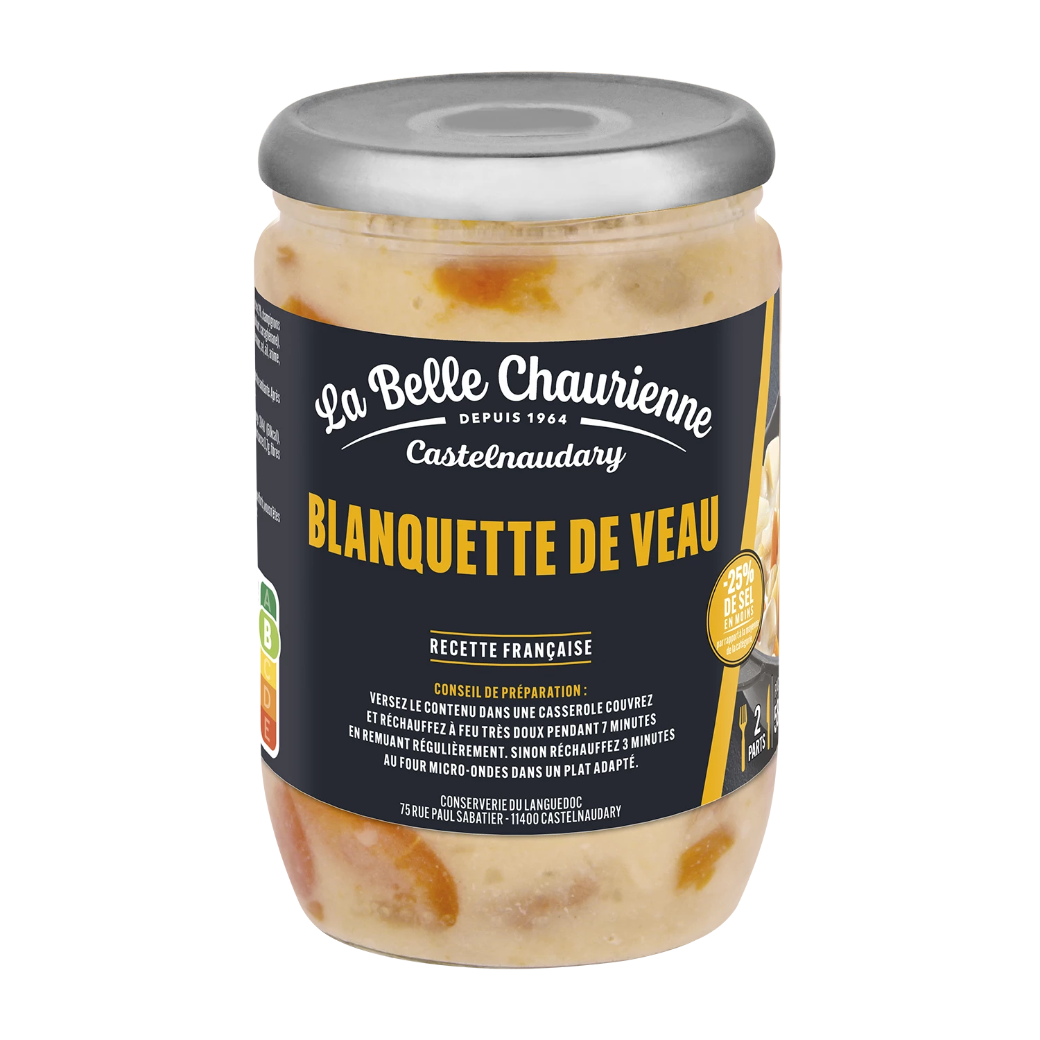Готовое блюдо Бланкет из телятины, 585г - La BELLE CHAURIENNE
